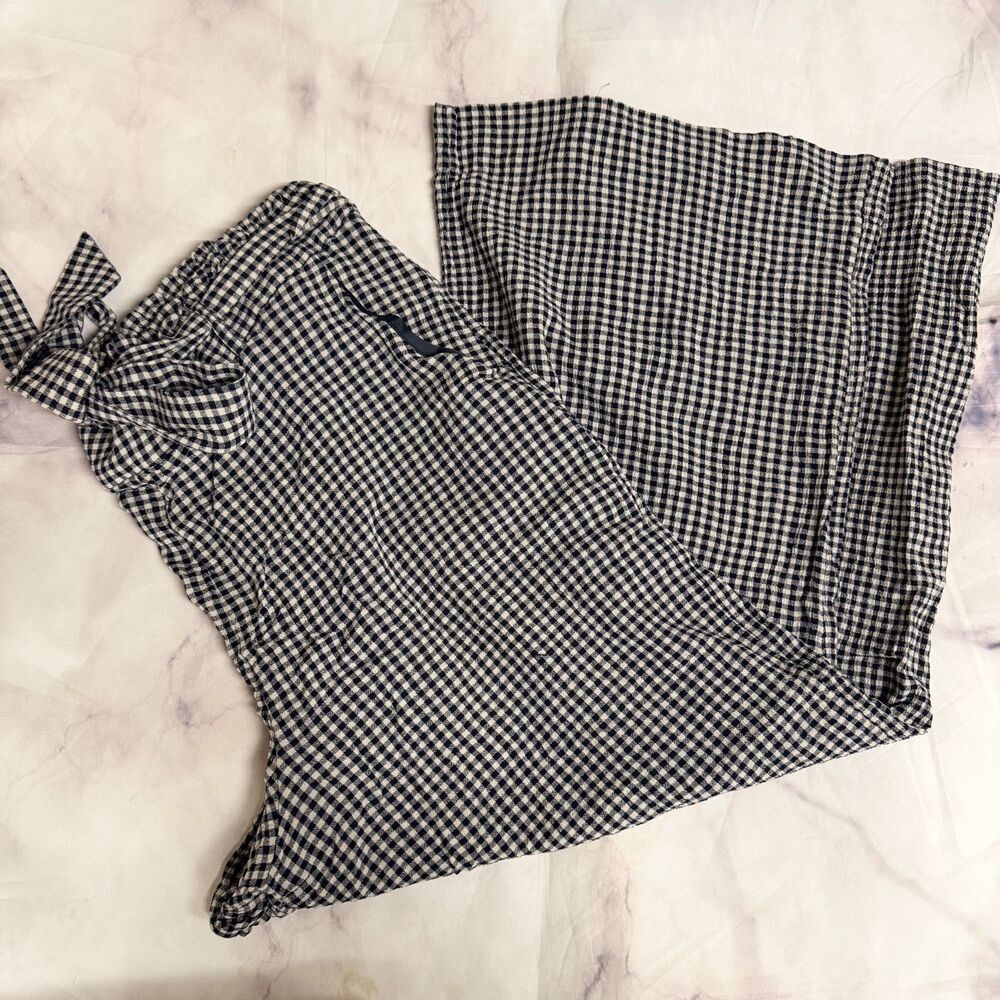 LC Lauren Conrad Black & White Gingham Pants L